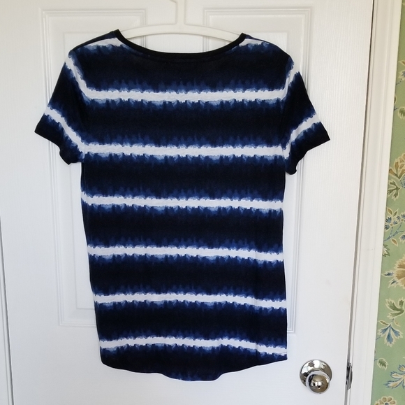 Lauren Ralph Lauren Tie Ftont Tie Dye Top - Picture 9 of 10